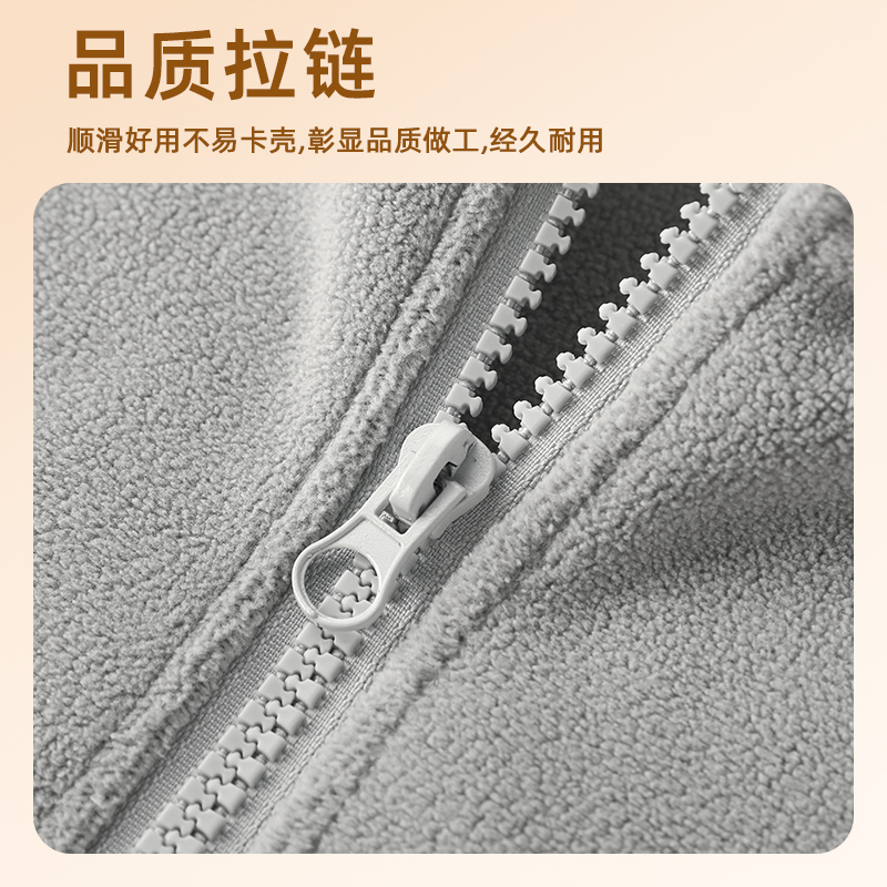 儿童摇粒绒外套秋季款男女童休闲开衫上衣时尚衣服秋装FRM