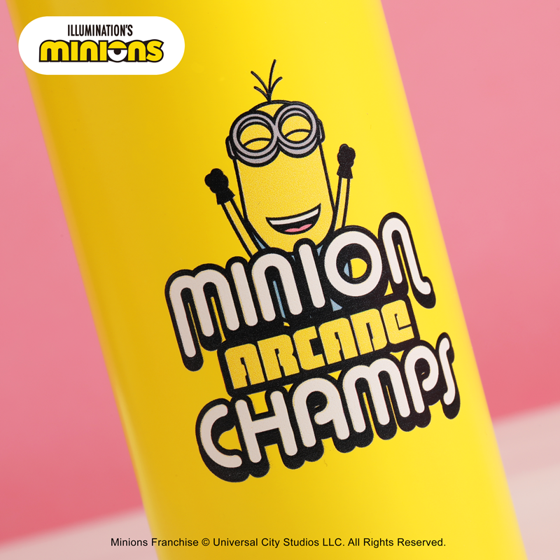 MINIONS小黄人大眼萌系列-电玩冠军系列-冠军保温杯CBH010281 450ml高清大图