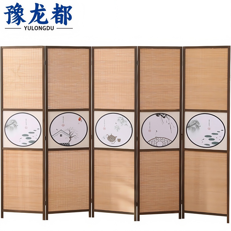 豫龙都屏风五扇