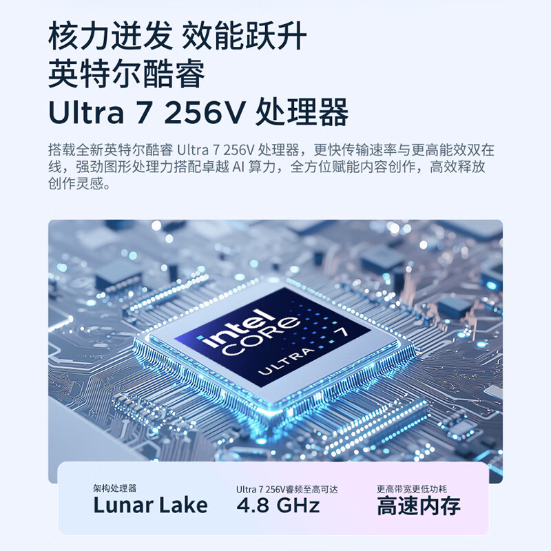 联想(Lenovo)扬天S660 27英寸一体机台式电脑商用办公(酷睿Ultra7 256V 16G 1TB SSD win11 office Win11)高清大图