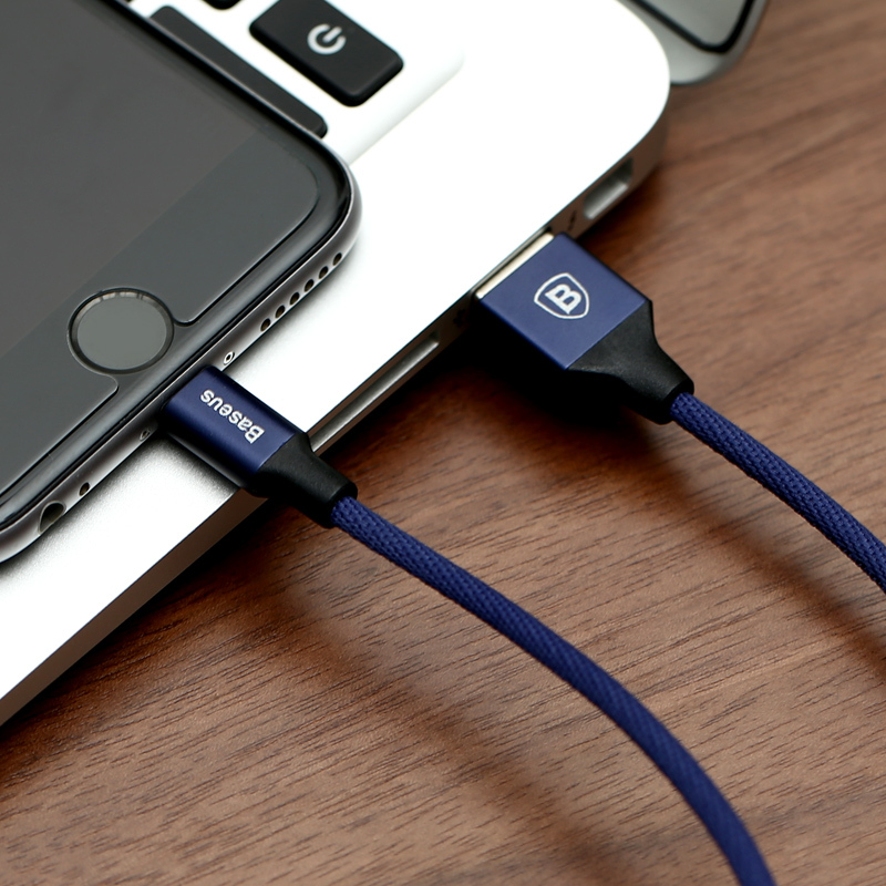 倍思（Baseus）苹果数据线2A快充手机充电线ipad适用于iPhone6s/7/8Plus/X电源线 1.8m 黑色