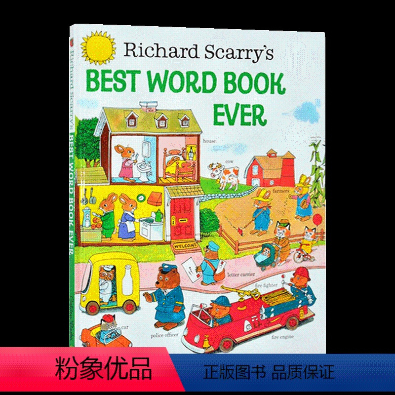 词汇书 [正版]斯凯瑞词汇书 Richard Scarry’s Best Word Book Ever 会讲故事的单词书