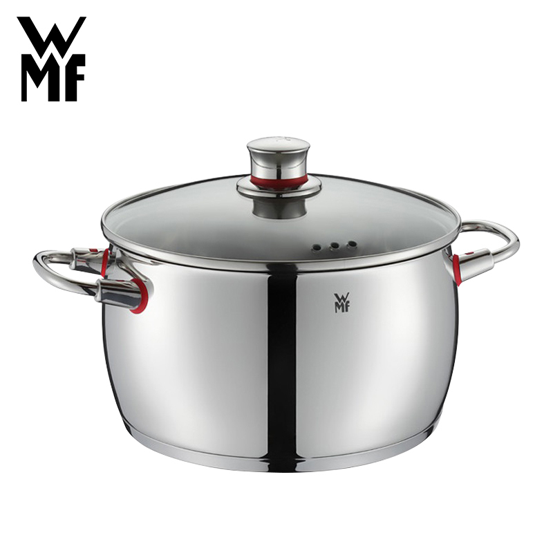 福腾宝(WMF) Quality One锅具3件套 德国不锈钢防烫汤锅煮锅炖锅单柄奶锅套锅锅具煤气灶电磁炉通用24cm