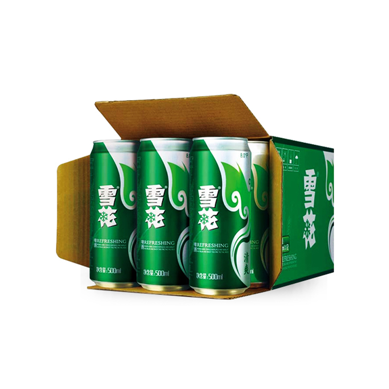 雪花清爽啤酒500ml6听