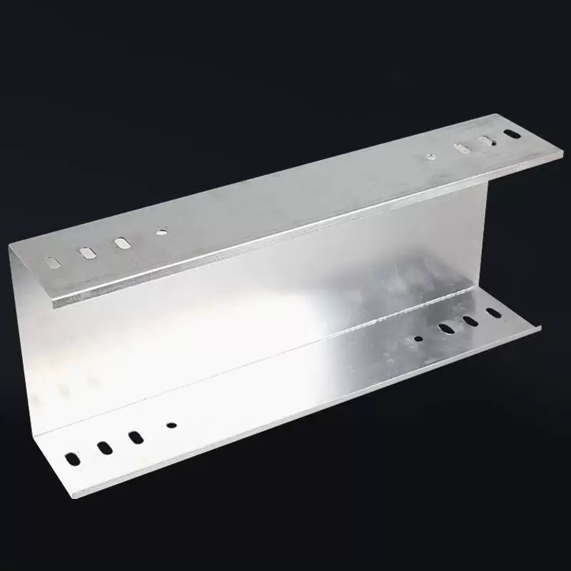 中锦科技 电缆桥架防火线槽 50*25*0.5mm[含盖板+连接片+螺栓]米高清大图