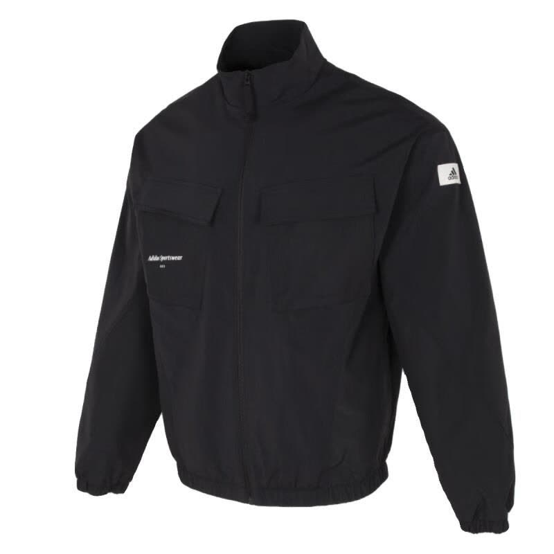 adidas/阿迪达斯外套运动休闲舒适梭织男装夹克IP4987 C图片