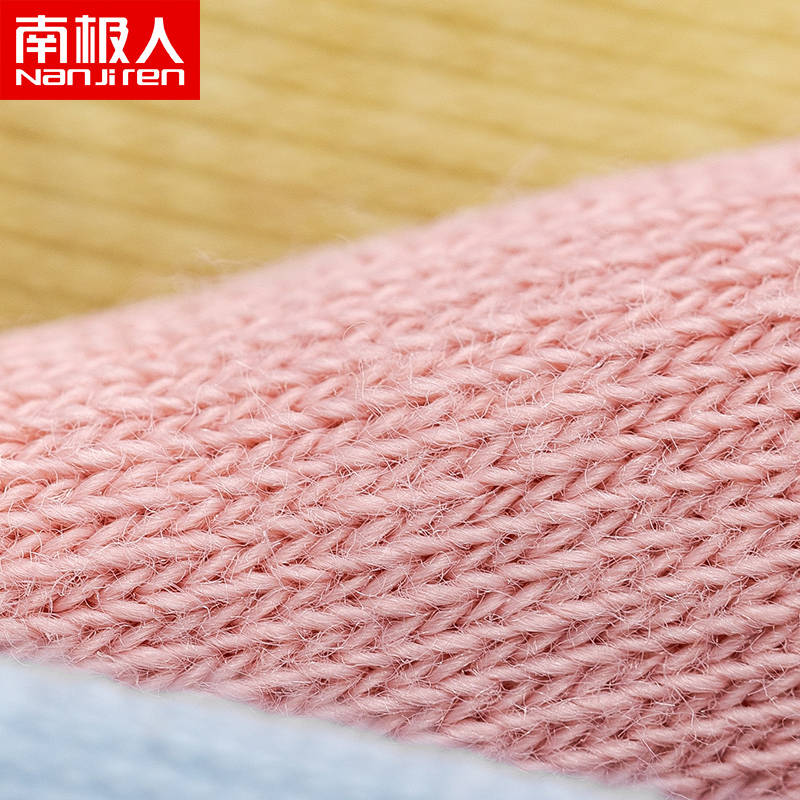 南极人纯棉短袜ins潮日系可爱中筒袜百搭卡通袜子女夏季薄款透气短筒