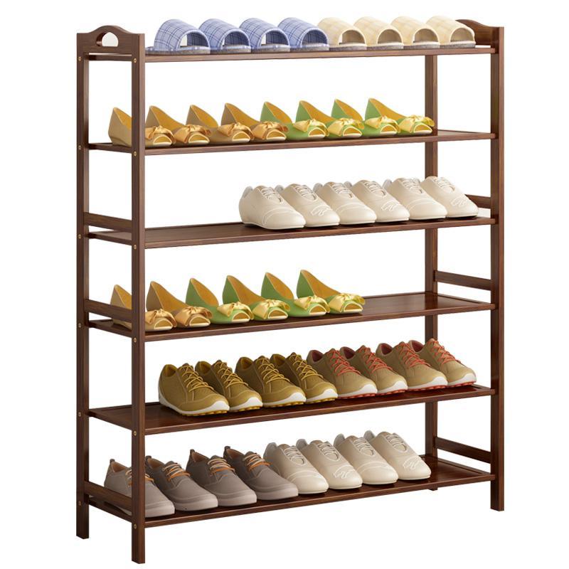 鞋架家用室内好看鞋柜口收纳架经济型多层实木防尘简易放鞋架子定制四