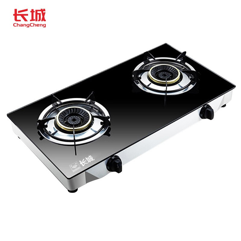 长城changcheng燃气灶台式单灶双灶天然气灶煤气灶不锈钢灶大火力节能