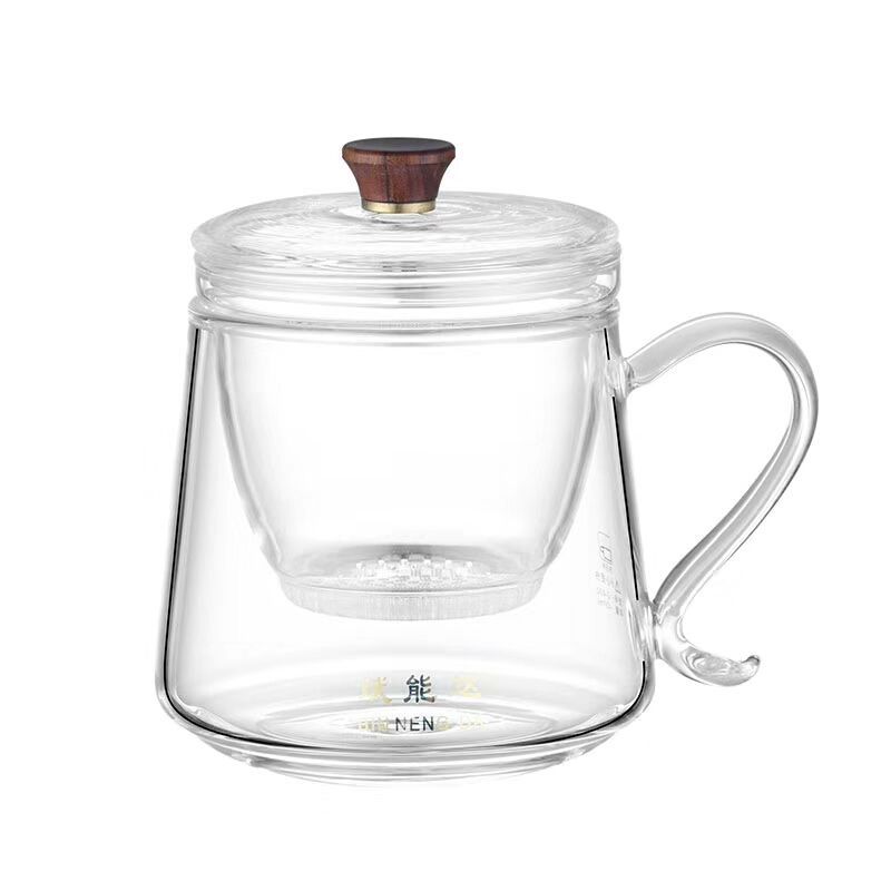 玻璃侧把茶壶迷你电茶炉耐热加厚同款煮茶器花茶壶 400ml三件杯