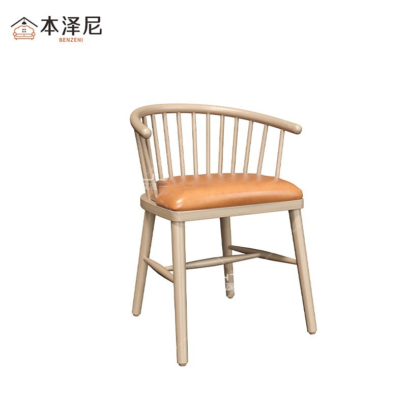 本泽尼 餐椅 木椅 HTQN-M504 500*430*730mm 把高清大图