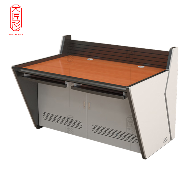 大匠杉 操作台中控桌电脑桌按米记价 DCZT061LT高清大图