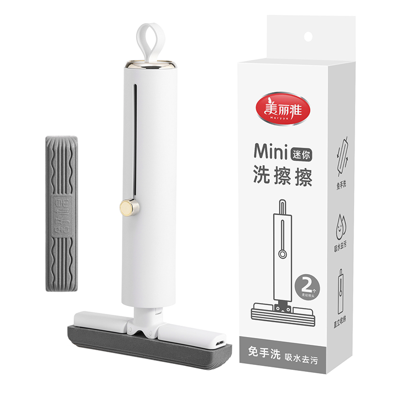 美丽雅(maryya) 迷你小拖把 拖把主体(含棉头)*1+赠棉头*1