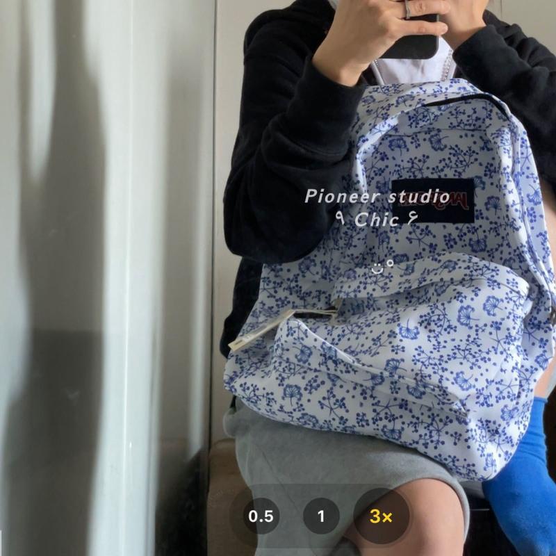 超级杰斯伯superjansport双肩背包校园小清新叛逆学生书包电脑包素雅