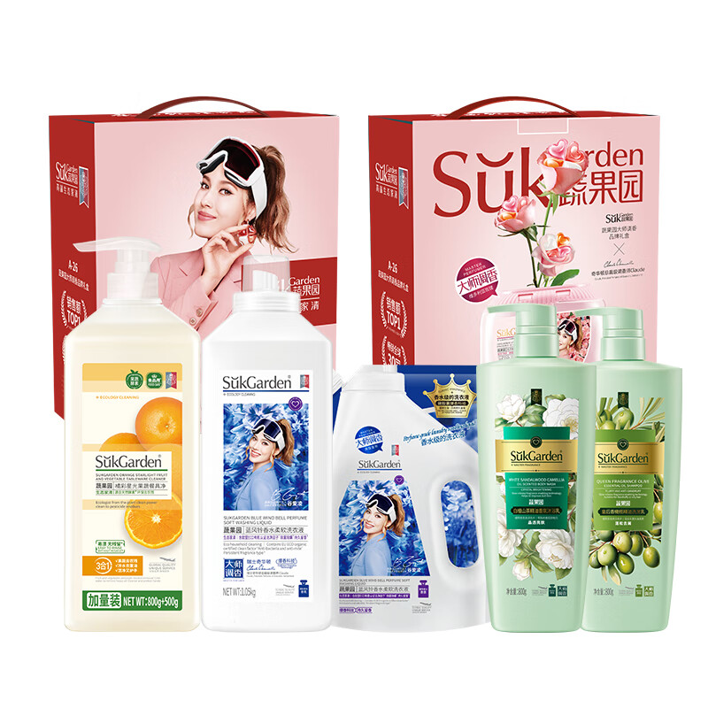 蔬果园 洗护家清五件套 4.45kg