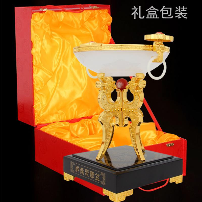 美帮汇摆件合金玉石工艺品店铺收银桌台客厅简约摆设高清大图