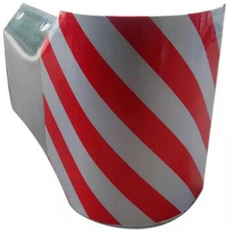曼彩高速公路反光贴 红白反光膜100cm*50M 1卷/箱 斜纹间距10CM PET+铝基