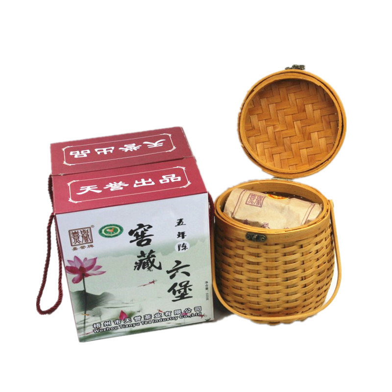 广西梧州六堡茶2008年窖藏500g十二年陈天誉黑茶叶散茶