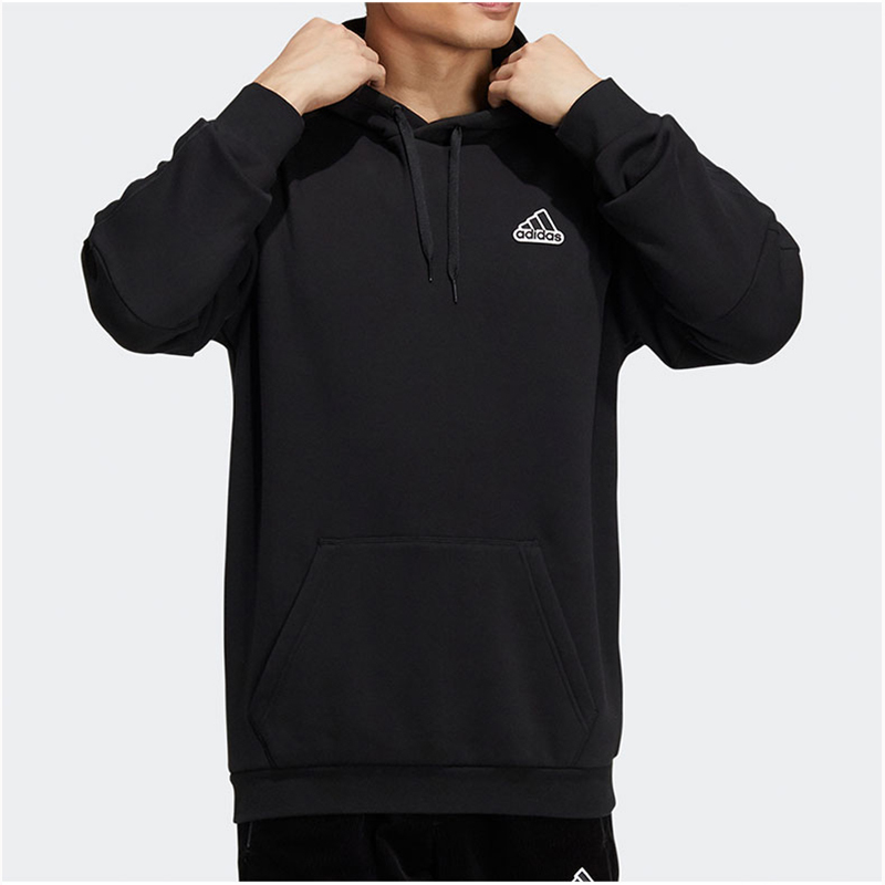 ADIDAS阿迪达斯连帽卫衣运动休闲加绒保暖针织男装套头衫HG1850 Z