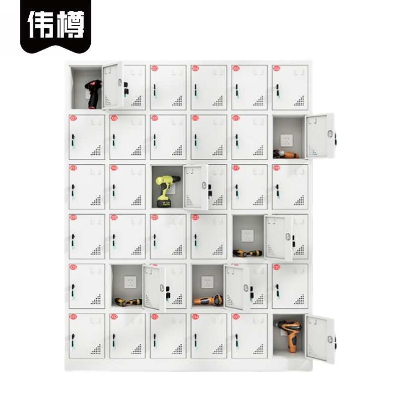 伟樽手机充电柜36门1380*400*1730mm台高清大图