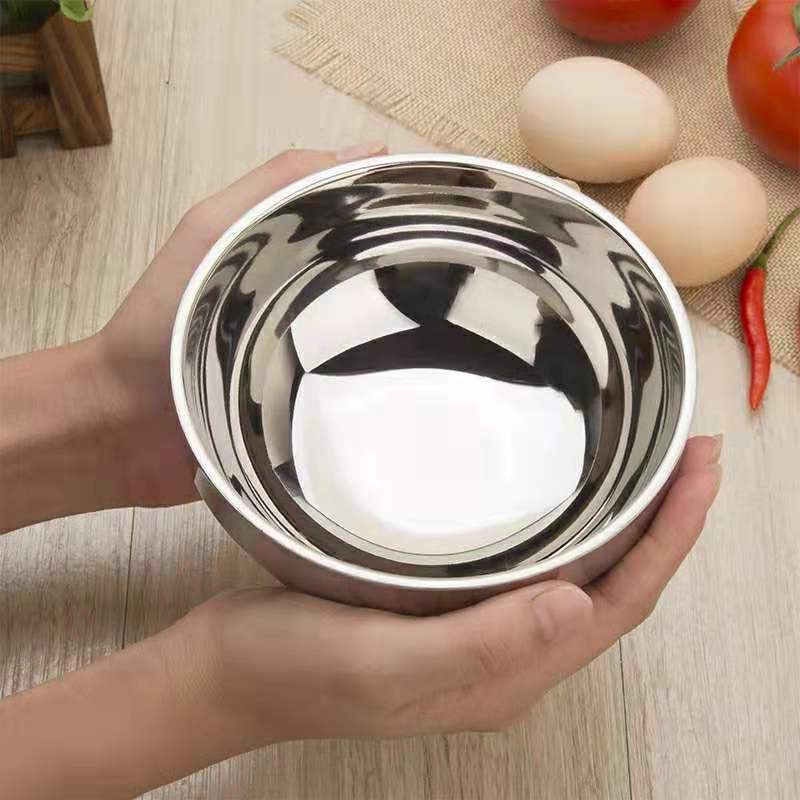 企购优品 加厚不锈钢碗 14cm