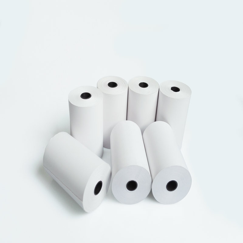 得力(deli) 热敏打印纸(80*50mm)刷卡机/超市收银机/热敏打印机 打印纸 小票纸 120卷/箱