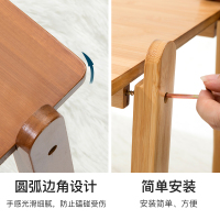 老竹匠 现代简约书桌家用简易办公桌懒人床上笔记本电脑桌学生写字桌多功能租房卧室飘窗桌楠竹学习桌