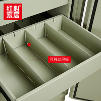 [红心家居]全钢制消磁柜7抽磁盘防磁柜光盘CD信息安全柜存储柜钥匙锁
