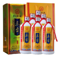 贵州茅台镇吴公岩酒业库存老酒赤台酒T10酱香型53度白酒纯粮坤沙窖藏陈酿酒500ml*6瓶整箱装