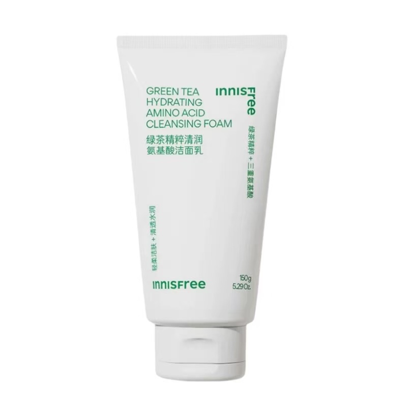 innisfree 悦诗风吟 绿茶精萃保湿洁面乳轻盈泡沫浓密清洁污垢 150ml高清大图