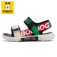 BOBDOG HOUSE巴布豆童鞋儿童凉鞋2019夏季男童女童时尚防滑小孩沙滩鞋M9233