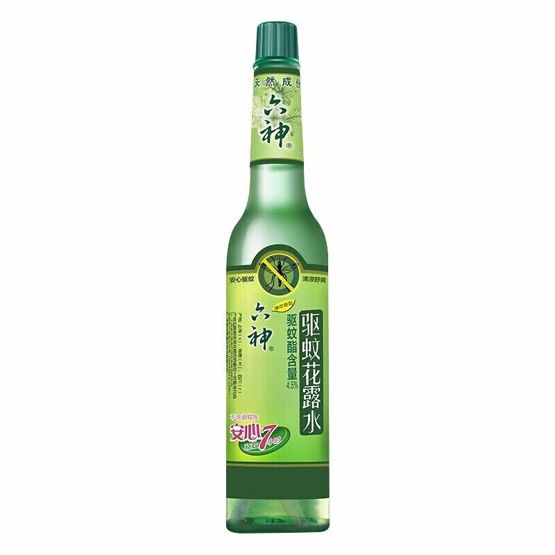 六神花露水经典瓶户外祛痱止痒缓解蚊虫叮咬 六神驱蚊花露水95ml