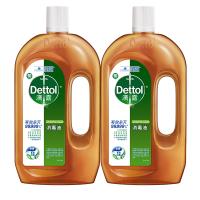 Dettol滴露消毒液750ml*2家居清洁杀菌衣物除菌液洗衣液配合使用消毒水家用室内杀菌洗衣衣物