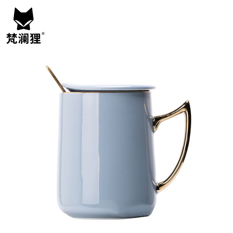 梵澜狸办公陶瓷水杯T82 个高清大图