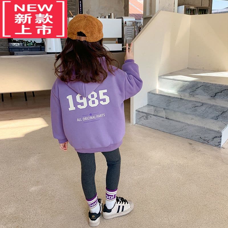 可莉允女童夹棉外套秋冬款2022新款童装儿童棒球服冬季宝宝棉衣冬装棉袄棉服图片