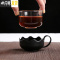 三维工匠茶杯玻璃茶杯小茶杯陶瓷杯紫砂杯飘逸杯泡茶壶泡茶过滤杯飘逸茶壶 红内白紫砂品杯