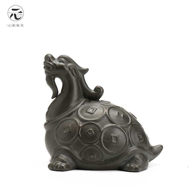 家柏饰(CORATED)紫砂茶宠功夫茶具配件创意陶瓷摆件茶道精品茶玩可养貔貅高清大图