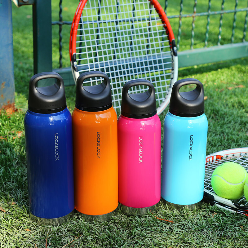 圈圈保温杯不锈钢保冷杯款水杯商务杯情侣杯户外620ml便携式水杯橘色