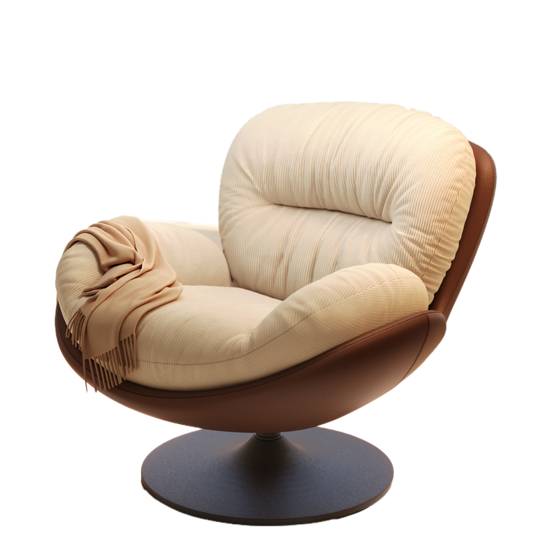 铭思达懒人沙发旋转椅个高清大图