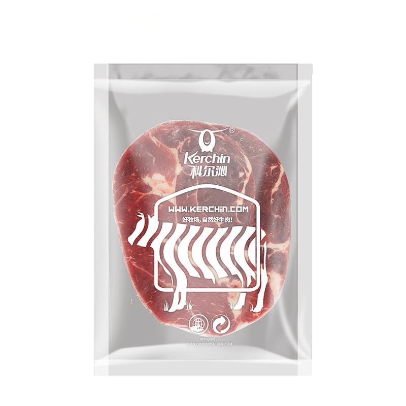 科尔沁 速冻牛肉 上脑切片 原切牛排 国产内蒙古牛肉 袋装 300g