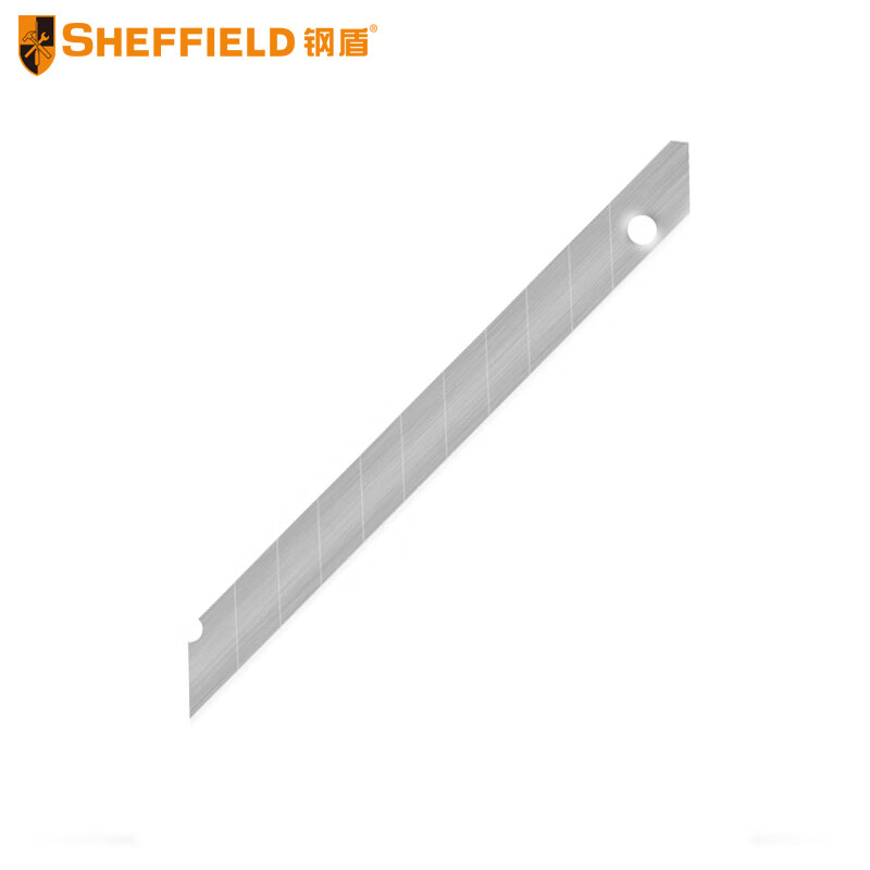 钢盾(SHEFFIELD) S067109 9mm美工刀替换刀片(10片装)/SK5钢【家用】