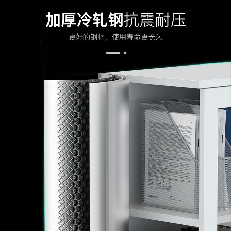 格具(GEJU) 钢制双层床宿舍公寓床上下铺员工高低铁床铁架子床学生双人床黑色高清大图