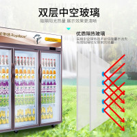 荣事达(Royalstar 1342升商用展示柜立式陈列柜 冰柜 冷藏保鲜柜商用冷柜 啤酒柜 饮料柜)LC-1800