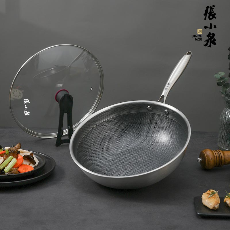 张小泉 超耐磨蜂窝不粘锅C31800100 30cm高清大图