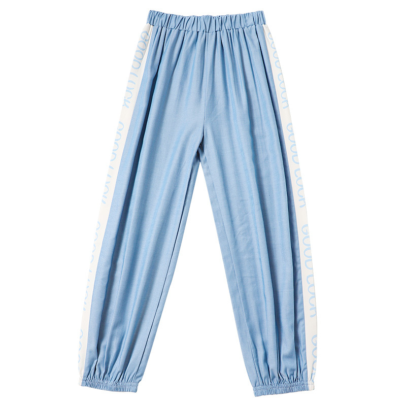 浪莎儿童防蚊裤男童女童薄款夏季灯笼裤宝宝夏装超薄春秋运动裤子