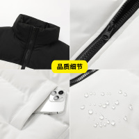 [专柜同款]传奇保罗秋冬季新款晋江羽绒棉服男女款潮牌马甲保暖立领外套大码马夹