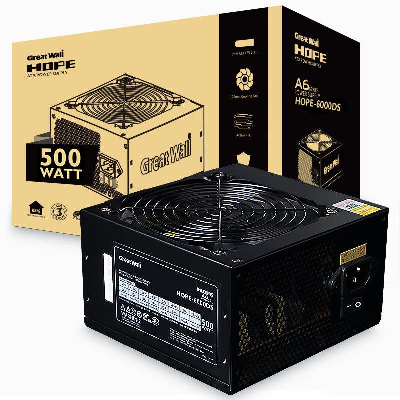3M 额定500W HOPE-6000DS电脑电源