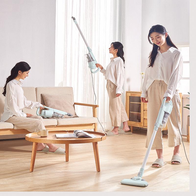 美的吸尘器家用小型大吸力低噪大功率手持式吸尘器