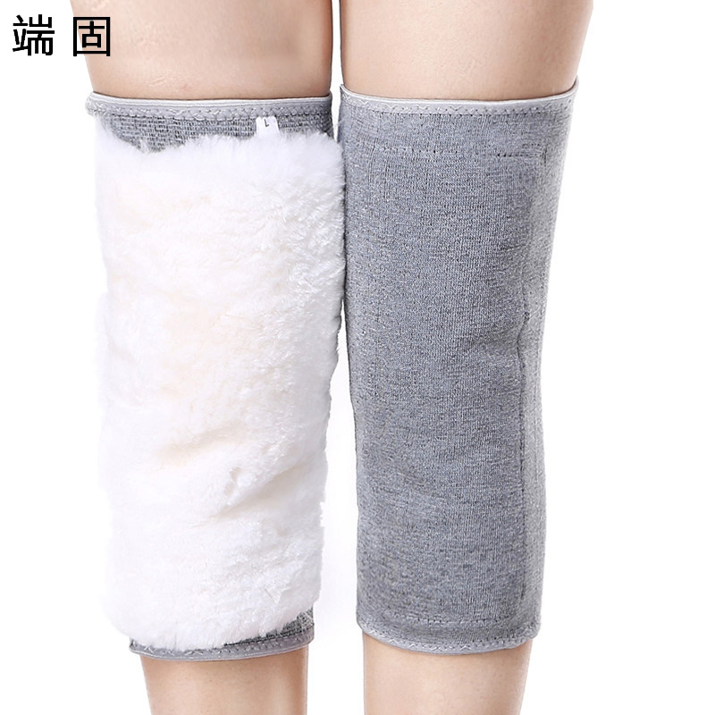 端固 羊皮毛一体羊毛护膝YHS-33/副高清大图