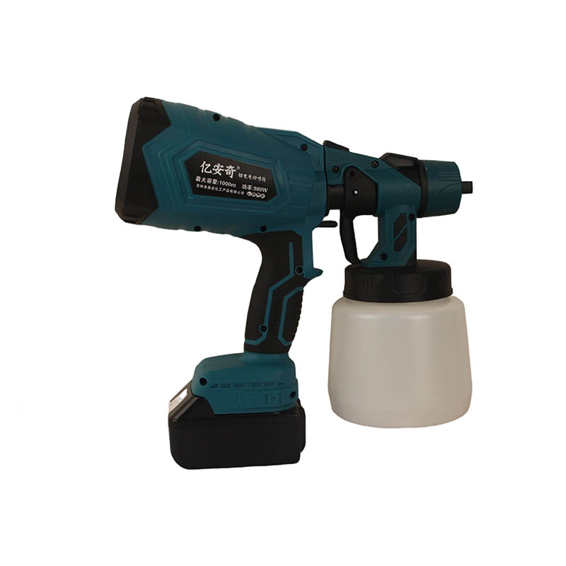 亿安奇 21V充电式锂电喷漆枪 有刷电机 一电一充 台高清大图